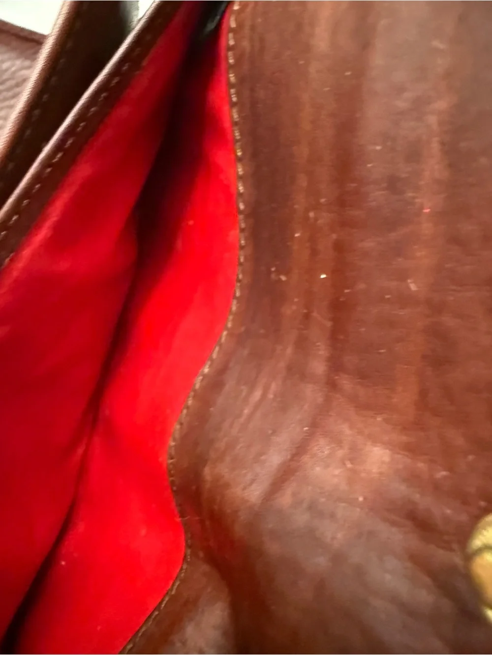 Brown Leather Clutch Wallet